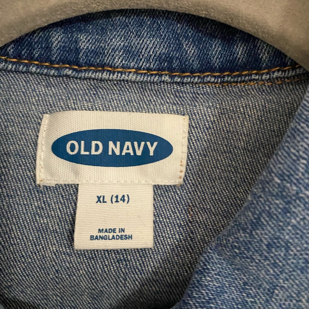 Old Navy Girls Denim Jacket - Picture 3 of 4